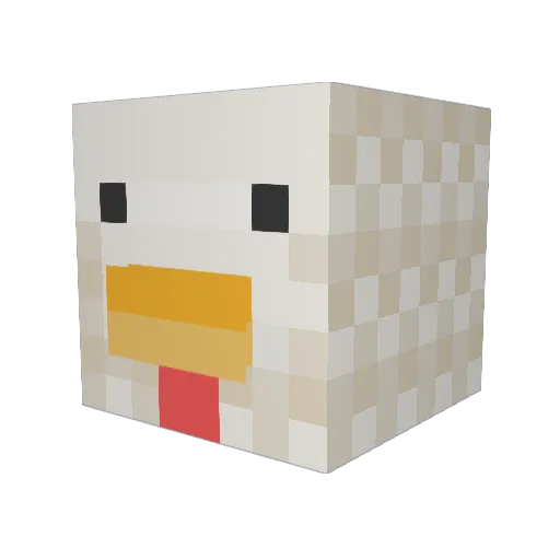 ItsDragoz Minecraft avatar head, 3D render
