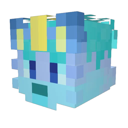 ItsDrexy Minecraft avatar head, 3D render