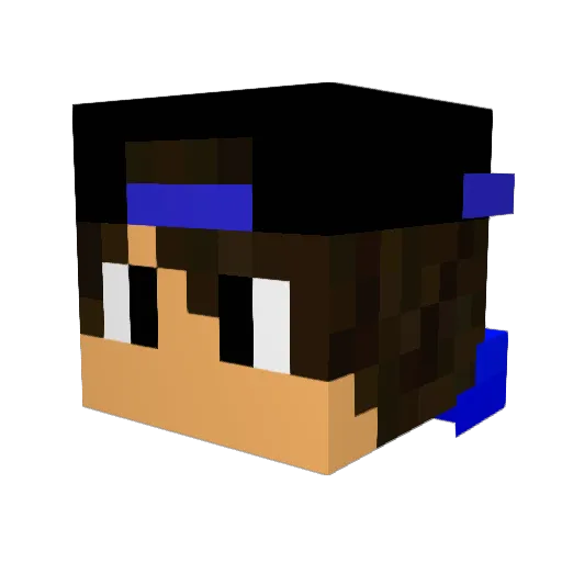 ItsEasy_ Minecraft avatar head, 3D render
