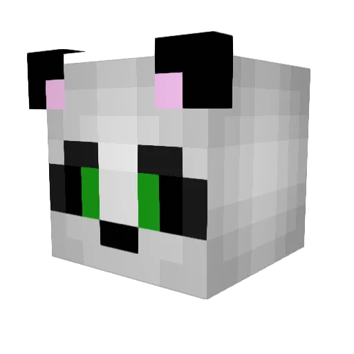 ItsEflix Minecraft avatar head, 3D render