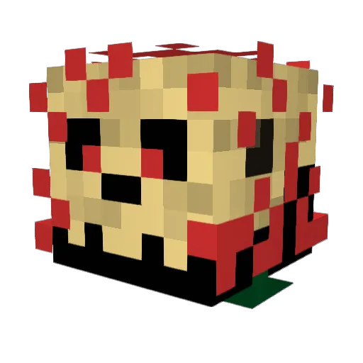 ItsElected Minecraft avatar head, 3D render