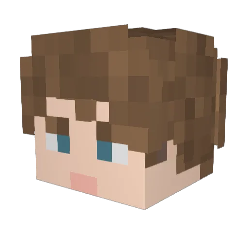 ItsElijah21 Minecraft avatar head, 3D render