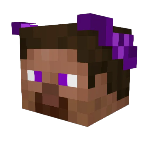 ItsEnxity Minecraft avatar head, 3D render