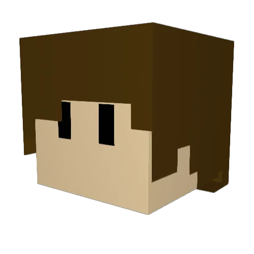 ItsEspresso Minecraft avatar head, 3D render