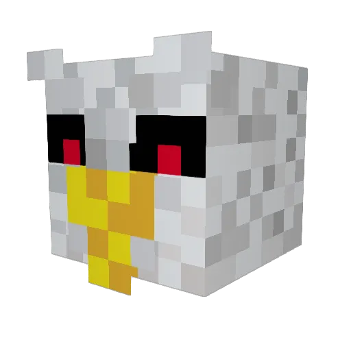ItsExtenT Minecraft avatar head, 3D render