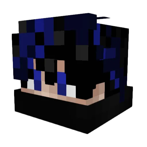 ItsFILIP4EVER Minecraft avatar head, 3D render
