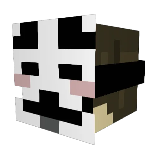 ItsFer_ Minecraft avatar head, 3D render