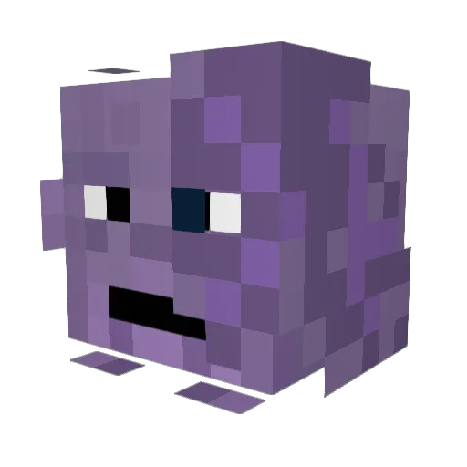 ItsFlux Minecraft avatar head, 3D render