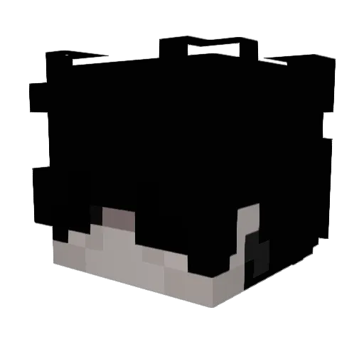 ItsFox123 Minecraft avatar head, 3D render