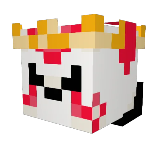 ItsFoxtail Minecraft avatar head, 3D render
