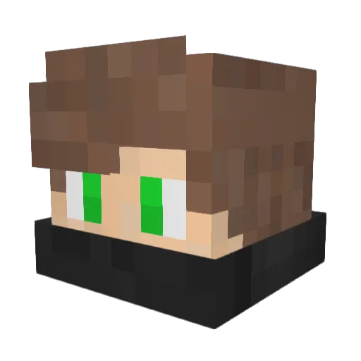 ItsFranko_ Minecraft avatar head, 3D render