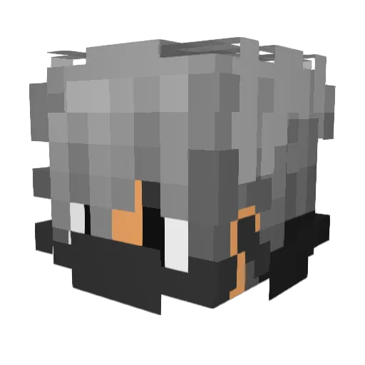 ItsFriendly_ Minecraft avatar head, 3D render