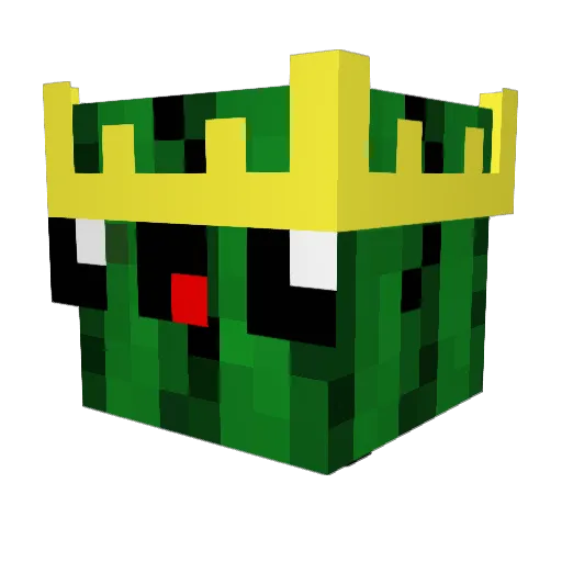 ItsFrogCraft Minecraft avatar head, 3D render