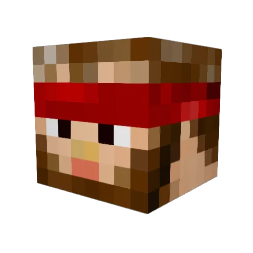 ItsFronz Minecraft avatar head, 3D render