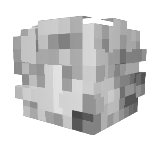 ItsFryde Minecraft avatar head, 3D render