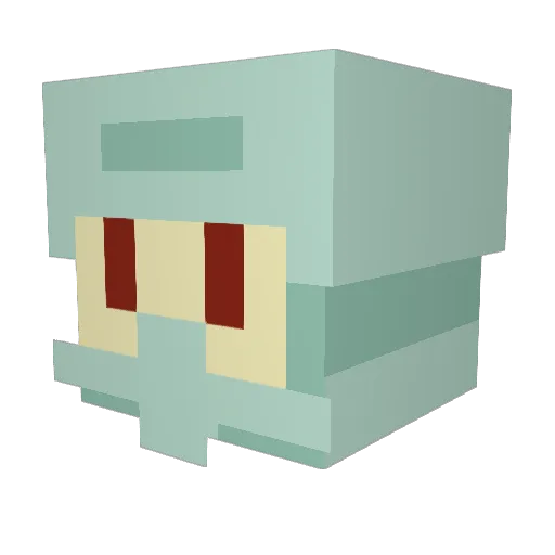 ItsGamerM8 Minecraft avatar head, 3D render