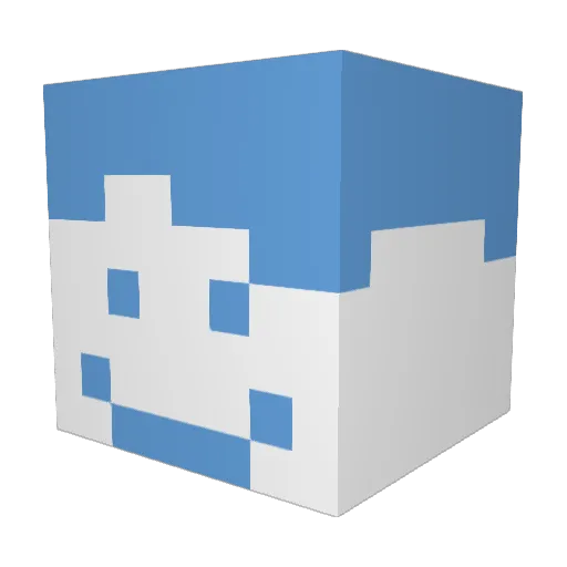 ItsGingerFRED Minecraft avatar head, 3D render