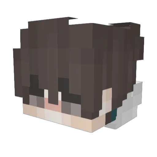 ItsGloKeR Minecraft avatar head, 3D render