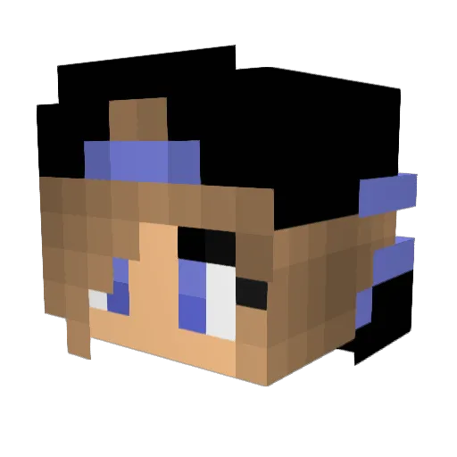 ItsGraceYo Minecraft avatar head, 3D render