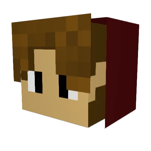 ItsGrithan Minecraft avatar head, 3D render