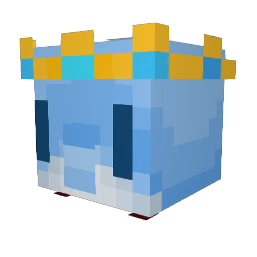 ItsGyroLOL Minecraft avatar head, 3D render