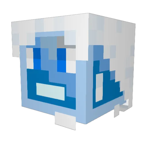 ItsHail_YT Minecraft avatar head, 3D render