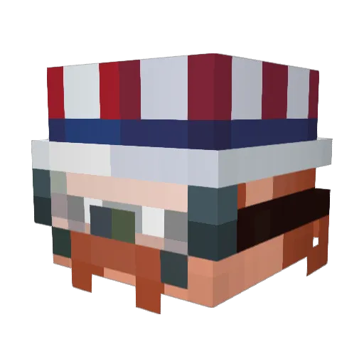 ItsHalvar Minecraft avatar head, 3D render