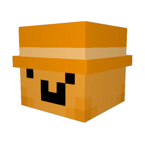 ItsHeyman_ Minecraft avatar head, 3D render