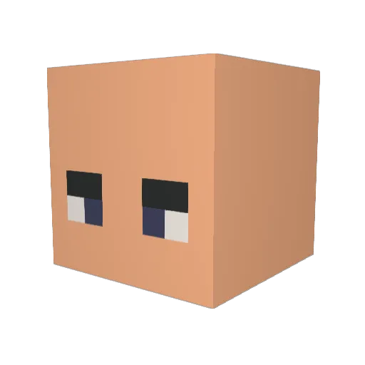 ItsHighN00n Minecraft avatar head, 3D render