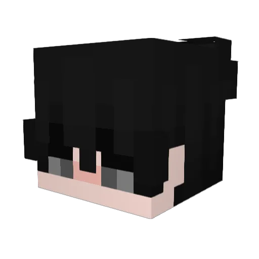 ItsHr Minecraft avatar head, 3D render