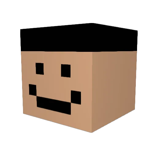 ItsHyper__ Minecraft avatar head, 3D render