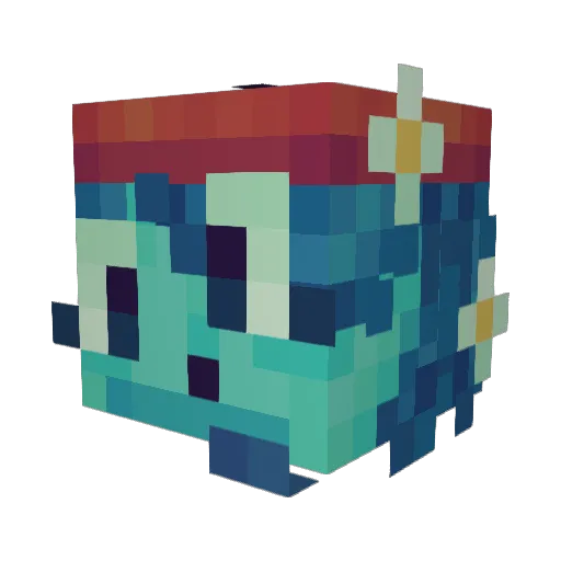 ItsHypnos1212 Minecraft avatar head, 3D render