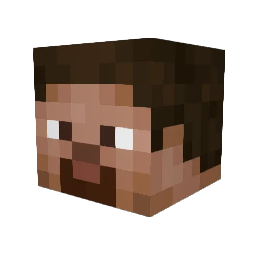 ItsIMemory Minecraft avatar head, 3D render