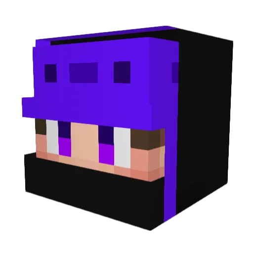 ItsInf3rn0 Minecraft avatar head, 3D render