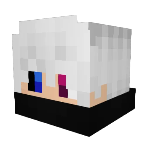 ItsIntense Minecraft avatar head, 3D render