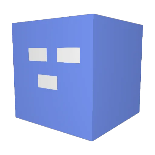 ItsIsSomething Minecraft avatar head, 3D render