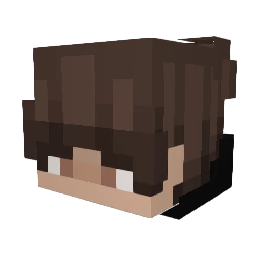 ItsIsaaac Minecraft avatar head, 3D render
