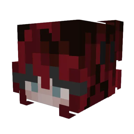 ItsIsabel_ Minecraft avatar head, 3D render