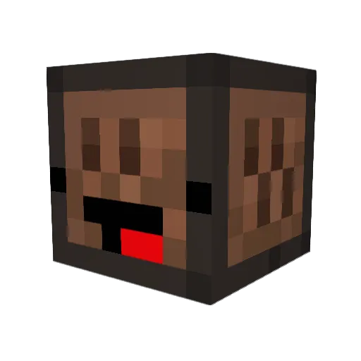 ItsJJuke Minecraft avatar head, 3D render