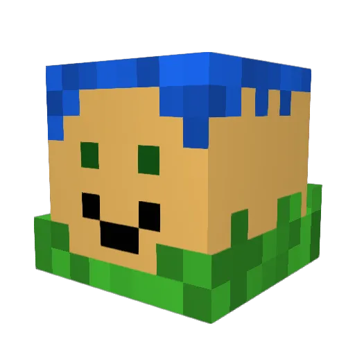 ItsJacob_ Minecraft avatar head, 3D render