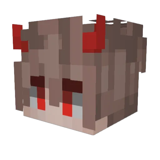 ItsJacon Minecraft avatar head, 3D render