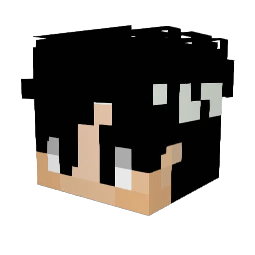 ItsJakeBtw Minecraft avatar head, 3D render