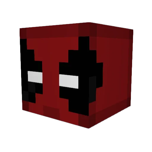 ItsJama Minecraft avatar head, 3D render