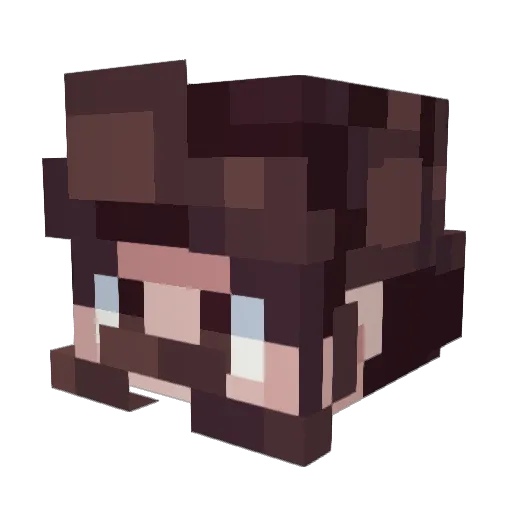 ItsJamero Minecraft avatar head, 3D render