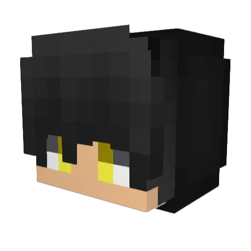 ItsJanLeague Minecraft avatar head, 3D render