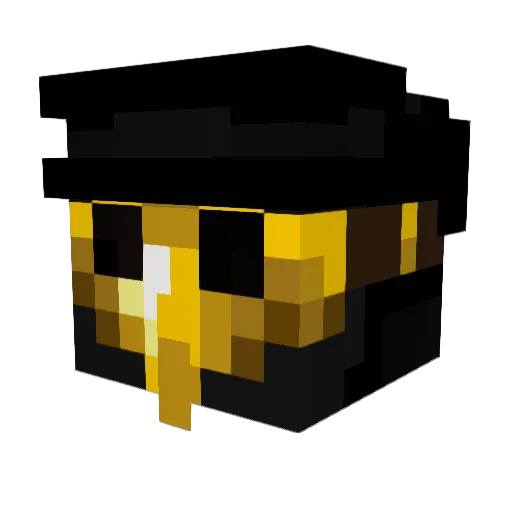 ItsJaykers Minecraft avatar head, 3D render