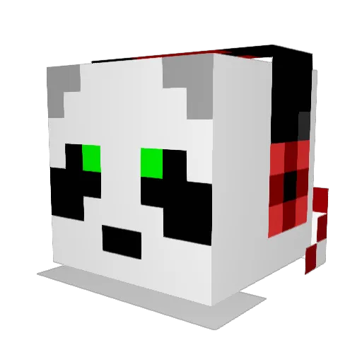 ItsJaysk Minecraft avatar head, 3D render
