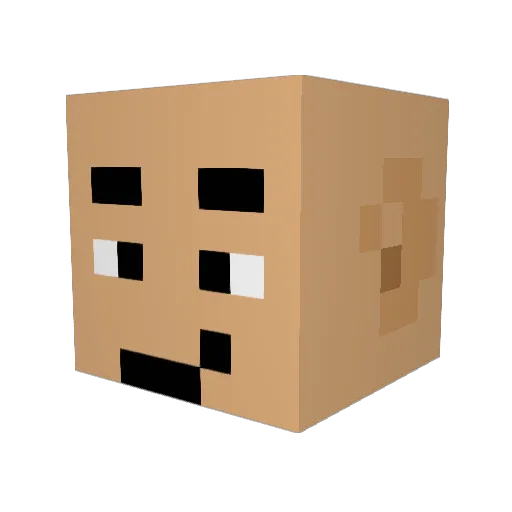ItsJoaquin Minecraft avatar head, 3D render
