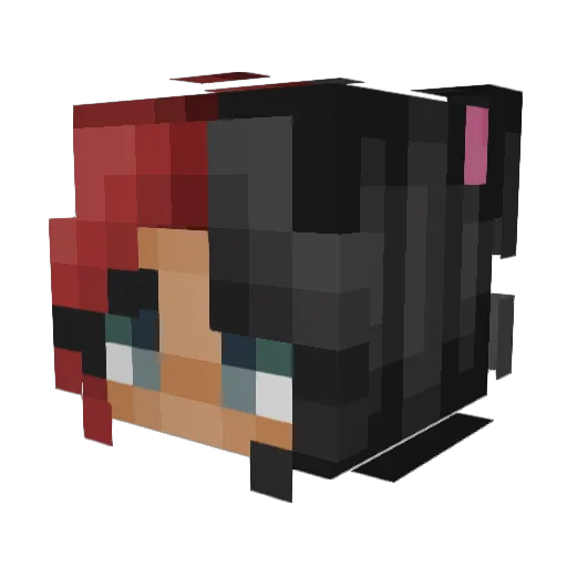 ItsJustAlex_ Minecraft avatar head, 3D render