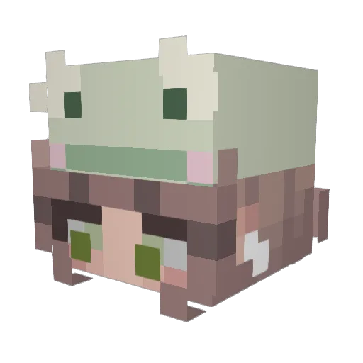 ItsJustRee Minecraft avatar head, 3D render